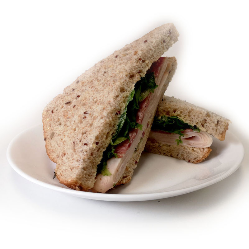 Sandwich de dinde au salami de Gênes