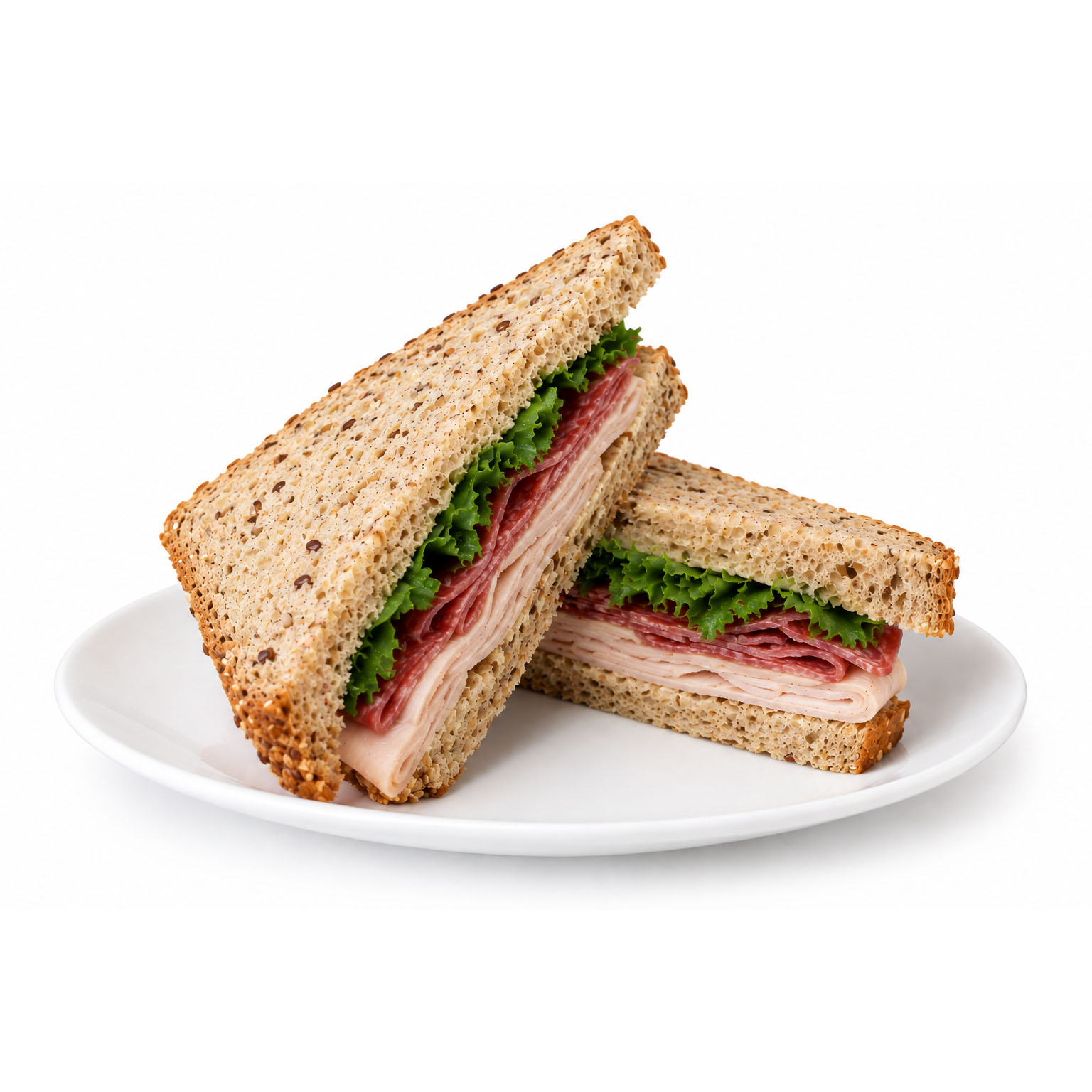 Sandwich de dinde au salami de Gênes