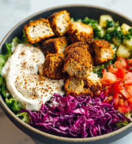 Bol de falafels