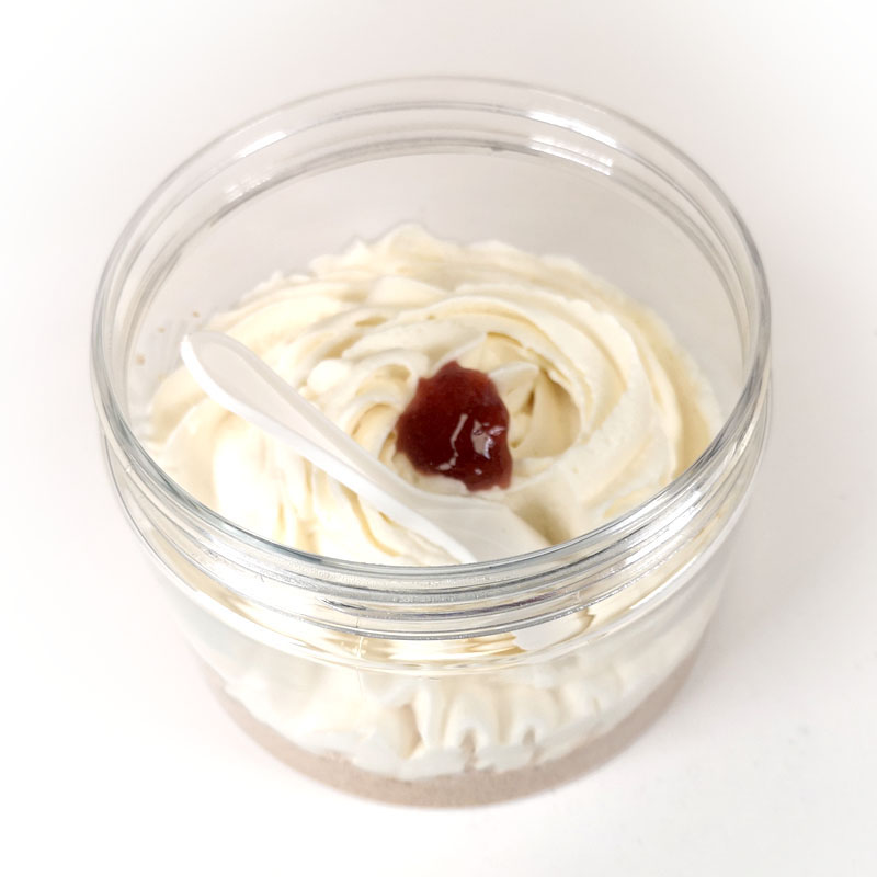 Cheesecake glacé aux fraises